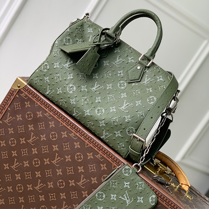lv louis vuitton speedy p9 bandoulière 30 monogram leather handbag #m24426